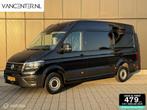 Volkswagen Crafter L3H3 140PK Automaat Carplay Zwart EURO 6, Stof, Gebruikt, Volkswagen, 3000 kg