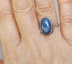 925 zilveren ring met natuurlijke Kyaniet steen, Sieraden, Tassen en Uiterlijk, Ringen, O.T., Blauw, Nieuw, Ophalen of Verzenden