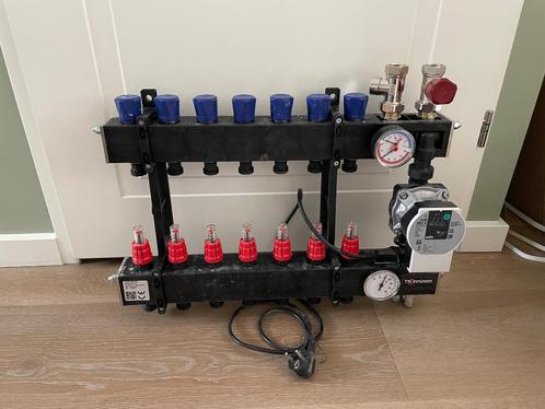 7-groeps vloerverwarmingverdeler, Doe-het-zelf en Verbouw, Verwarming en Radiatoren, Zo goed als nieuw, Overige typen, 800 watt of meer