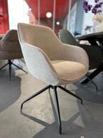 Beige stoel - eetkamerstoel champagne - armstoelen beige, Ophalen, Overige kleuren, Nieuw, Stof