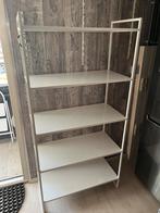 Twee IKEA stellingkasten van wit metaal, Ophalen, Gebruikt