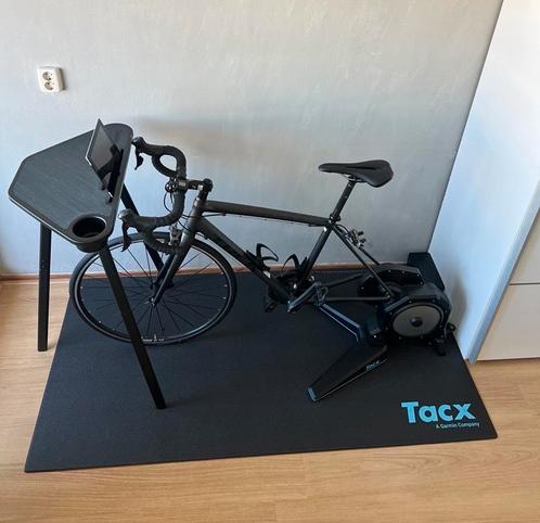 Tacx Flux 2 Smart Trainer + accessoires., Fietsen en Brommers, Fietsaccessoires | Overige Fietsaccessoires, Zo goed als nieuw