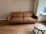 Vintage Bruine Tweezitsbank umix leen bakker, Ophalen, Gebruikt, 150 tot 200 cm, Tweepersoons