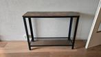 Sidetable / wandtafel, Huis en Inrichting, Tafels | Sidetables, Ophalen, Gebruikt, 50 tot 100 cm, Metaal