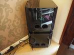 LYNGDORF W-210 Corner Woofers, Subwoofer, Zo goed als nieuw, 60 tot 120 watt, Ophalen