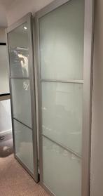 Pax Ikea schuifdeuren alu/glas  150 x 200 cm ( 2 x 75), Ophalen, Gebruikt, 200 cm of meer, 50 tot 100 cm
