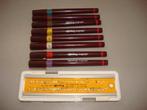 Rotring tekenpennen 8x, Ophalen of Verzenden, Nieuw, Potlood of Stift