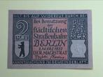 2 mark 1922, Duitsland., Postzegels en Munten, Verzenden, Duitsland, Los biljet