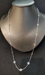 Vintage Avon zilverkleurige link ketting, Sieraden, Tassen en Uiterlijk, Kettingen, Verzenden, Zo goed als nieuw, Zilver, Overige materialen