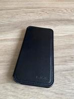 Minim Leather book-case zwart iPhone 12 Pro Max, Ophalen of Verzenden, Nieuw, IPhone 12 Pro Max, Hoesje of Tasje