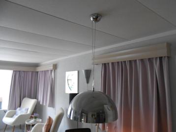 te koop aangeboden mooie chrome hanglamp beschikbaar voor biedingen