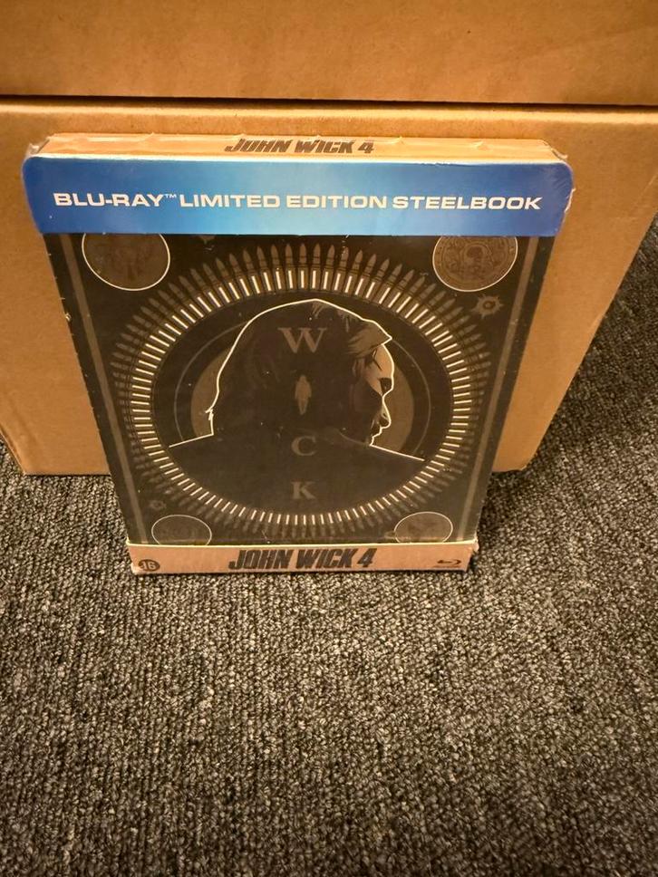 John Wick 4 Steelbook sealed, Cd's en Dvd's, Blu-ray, Zo goed als nieuw, Actie, Ophalen of Verzenden