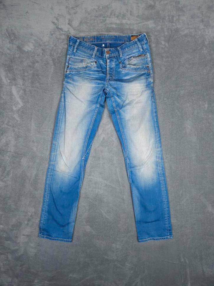 PME Legend Bare Metal Broek W32 L34 Blauw Pall Mall Jeans, Kleding | Heren, Spijkerbroeken en Jeans, Zo goed als nieuw, W32 (confectie 46) of kleiner