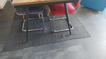 Groot zwart sisal vloerkleed 225x165cm beschikbaar voor biedingen