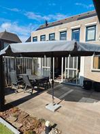 Jumbo parasol 3,37 cm breed met Doppler voet, Tuin en Terras, Ophalen, Zo goed als nieuw, Zweefparasol
