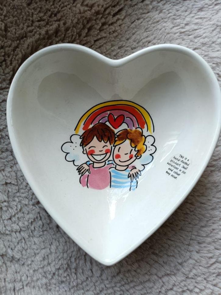 Blond Amsterdam heart bowl boys 16,5 cm, Huis en Inrichting, Woonaccessoires | Overige, Nieuw, Ophalen of Verzenden