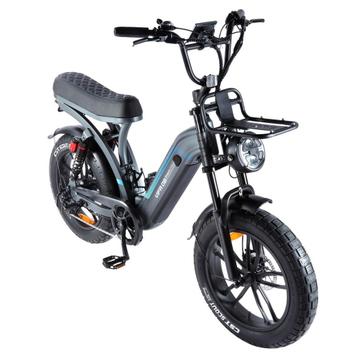 Fatbike Ouxi Q8 Vifa 2 kleuren Grijs/ Zwart achtervering  beschikbaar voor biedingen
