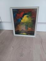 Leo Jordaens,  boerderij aan de rand van het water., Antiek en Kunst, Kunst | Schilderijen | Klassiek, Ophalen