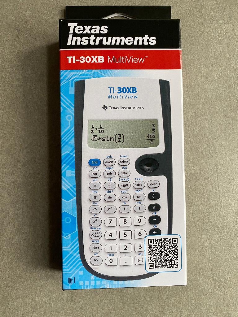 TI-30XB MultiView wetenschappelijk rekenmachine ***NIEUW***, Ophalen of Verzenden, Nieuw