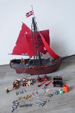 Playmobil Piratenschip - 3900 - kan echt drijven / + wielen, Ophalen of Verzenden, Zo goed als nieuw, Complete set