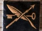 Marine Embleem  CODEUR TELEXIST, Verzenden, Marine, Nederland, Embleem of Badge
