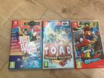 Nintendo Switch Games: Mario, Toad, Just Dance, Spelcomputers en Games, 1 speler, Ophalen of Verzenden, Zo goed als nieuw, Platform