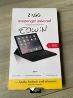 ZAGG Messenger Universal Toetsenbord, Computers en Software, Toetsenborden, Ergonomisch, Nieuw, Ophalen of Verzenden, Draadloos