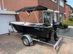 Sloep Liberty 400 met nieuwe BBM Suzuki 6 PK four stroke, Watersport en Boten, Sloepen, Ophalen, Tot 10 pk, Zo goed als nieuw