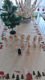 Kerststal schapen erzgebirge, Ophalen of Verzenden, Gebruikt