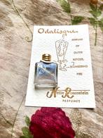 Vintage 1960 microminiatuur ODALISQUE Nettie Rosenstein €35, Verzamelen, Parfumverzamelingen, Ophalen of Verzenden, Miniatuur