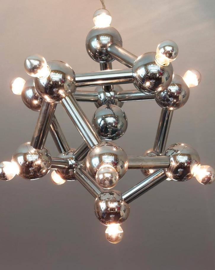 Jolina Paul de Haan Atomium design lamp 10 kg, Antiek en Kunst, Kunst | Designobjecten, Ophalen