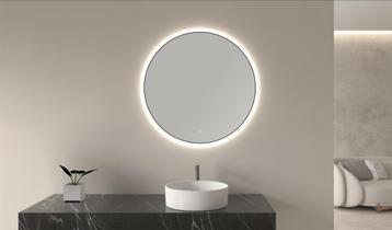 Wiesbaden Novi spiegel rond LED 100cm beschikbaar voor biedingen