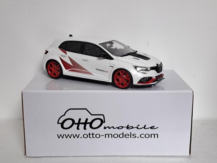 Renault Megane RS Trophy-R wit OttoMobile 1/18 OT804, Hobby en Vrije tijd, Modelauto's | 1:18, Zo goed als nieuw, Auto, OttOMobile