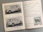 Handleiding Fiat 1100 Export / Speciale/Familiale  juni 1961, Ophalen of Verzenden