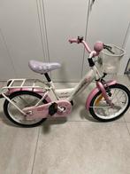 Meisjesfiets 16 inch met zijwieltjes, Fietsen en Brommers, Fietsen | Meisjes, Ophalen, Gebruikt, 16 inch