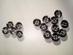 NIEUW - 10+5 knopen - (6mm+4mm), Hobby en Vrije tijd, Ophalen of Verzenden, Nieuw, Knoop of Knopen