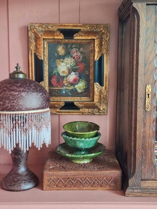 prachtig bloemen schilderij, Antiek en Kunst, Kunst | Schilderijen | Klassiek, Ophalen of Verzenden