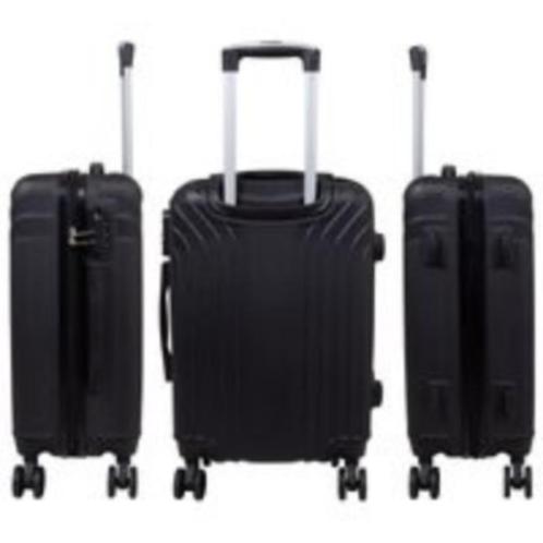Monopol Hardshell trolleykofferset 3-delig Palma24 zwart, Sieraden, Tassen en Uiterlijk, Koffers, Nieuw, Hard kunststof, 70 cm of meer