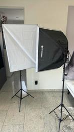Softbox lampen van Bresser, Audio, Tv en Foto, Fotografie | Fotostudio en Toebehoren, Ophalen, Zo goed als nieuw, Lamp of Flitsset