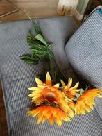 4 grote zonnebloemen 120 cm, Huis en Inrichting, Ophalen, Zo goed als nieuw