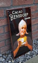 Repro emaile reclame bord Cacao Bensdorp Amsterdam., Reclamebord, ., Nieuw, Ophalen of Verzenden