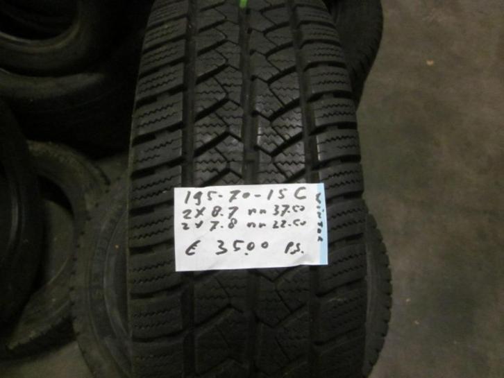 195 70 15 C Semperit, Vredestein winter bestelwagen banden, Auto-onderdelen, Banden en Velgen, Band(en), Winterbanden, 15 inch
