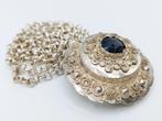 Zilveren jasseronketting met hanger, J. van den Berg, Kampen, Verzenden, Zilver, Ketting