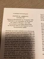 Zr Hof 1906 Bovenkarspel 2000 Tilburg, Ophalen of Verzenden