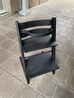 Stokke tripp trapp kinderstoel mat zwart, Ophalen, Gebruikt, Meegroeistoel, Aanschuifbaar