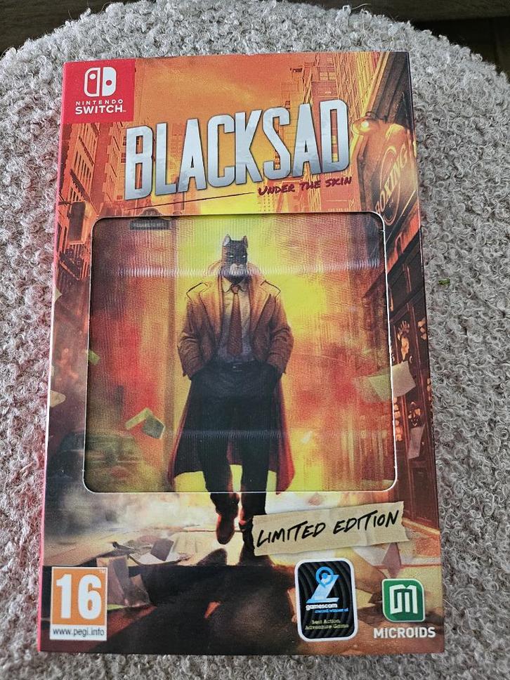 BLACKSAD: Under the Skin [Limited Edition] (Nintendo Switch), Spelcomputers en Games, Games | Nintendo Switch, Zo goed als nieuw
