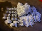 Leuke witte kerst decoratie set, Hobby en Vrije tijd, Knutselen, Ophalen of Verzenden, Zo goed als nieuw, Materiaal