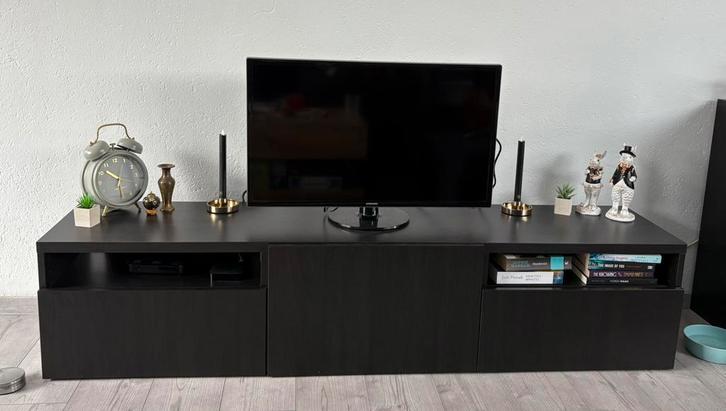 Bestå tv meubel, Huis en Inrichting, Kasten | Televisiemeubels, Gebruikt, Minder dan 100 cm, 150 tot 200 cm, 25 tot 50 cm, Ophalen