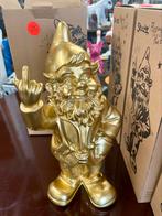 Fuck kabouter, stoute kabouters, gouden beeld, middelvinger, Huis en Inrichting, Woonaccessoires | Overige, Ophalen, Nieuw