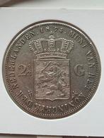 Nederland. Willem III. 2,5 gulden 1874. PR-, Koning Willem III, Zilver, Ophalen of Verzenden, Losse munt